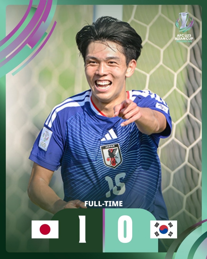 国际足联官方中文网站-小打大！本届U23亚洲杯日本平均年龄20岁最小，轰12球闯入决赛
